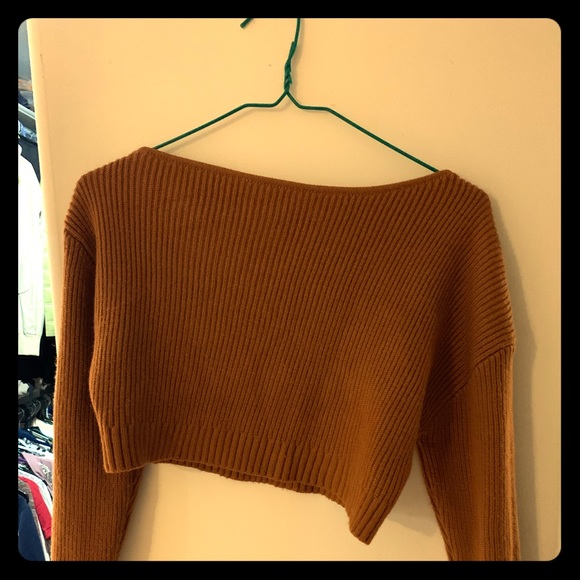 Cool cropped sweater